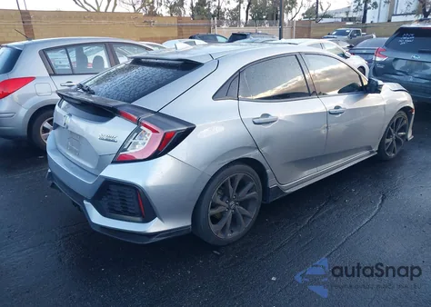 2018 Honda Civic Sport Touring from USA, damaged, VIN SHHFK7H99JU409244